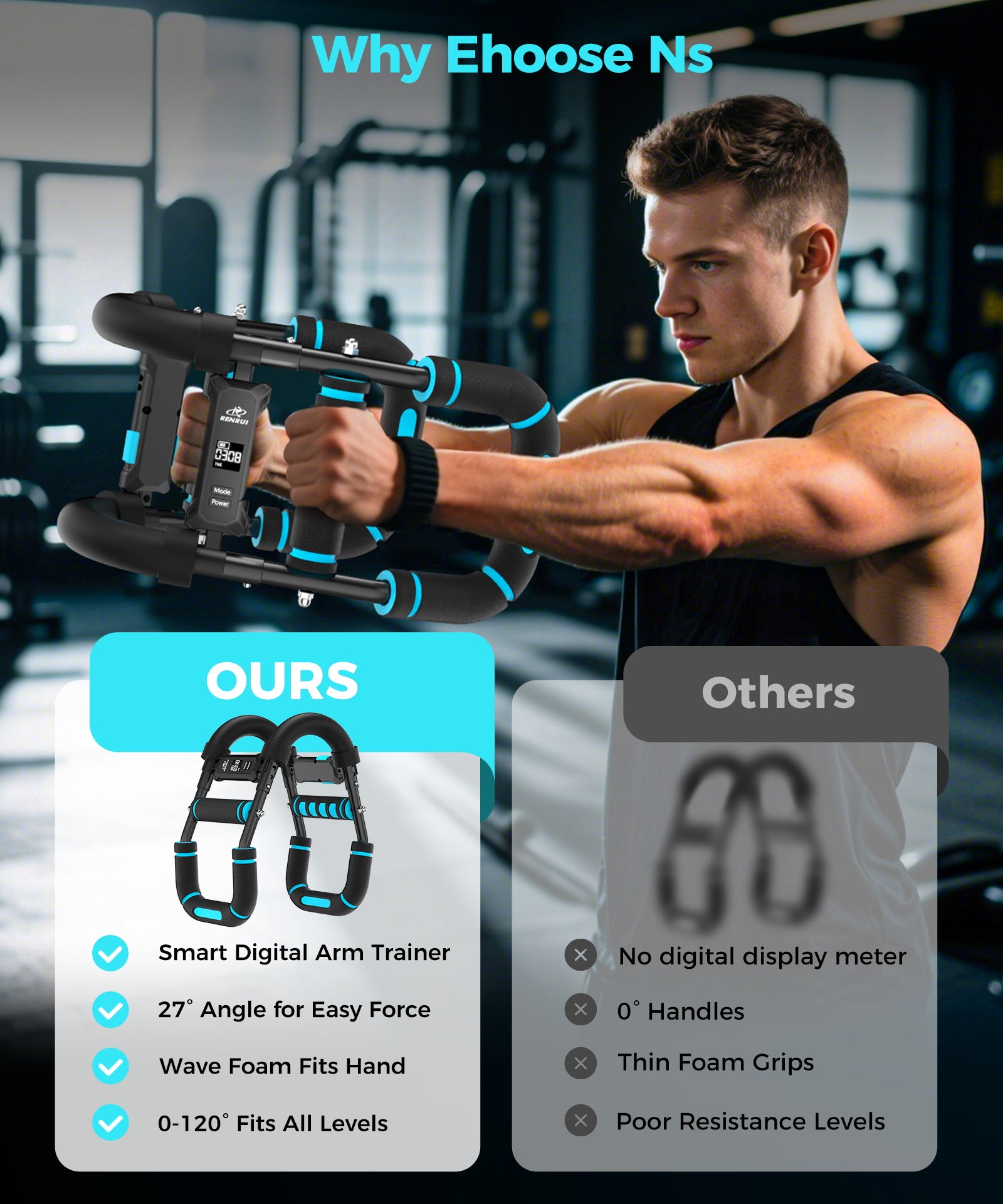 Twister Arm Trainer Pro, Blue