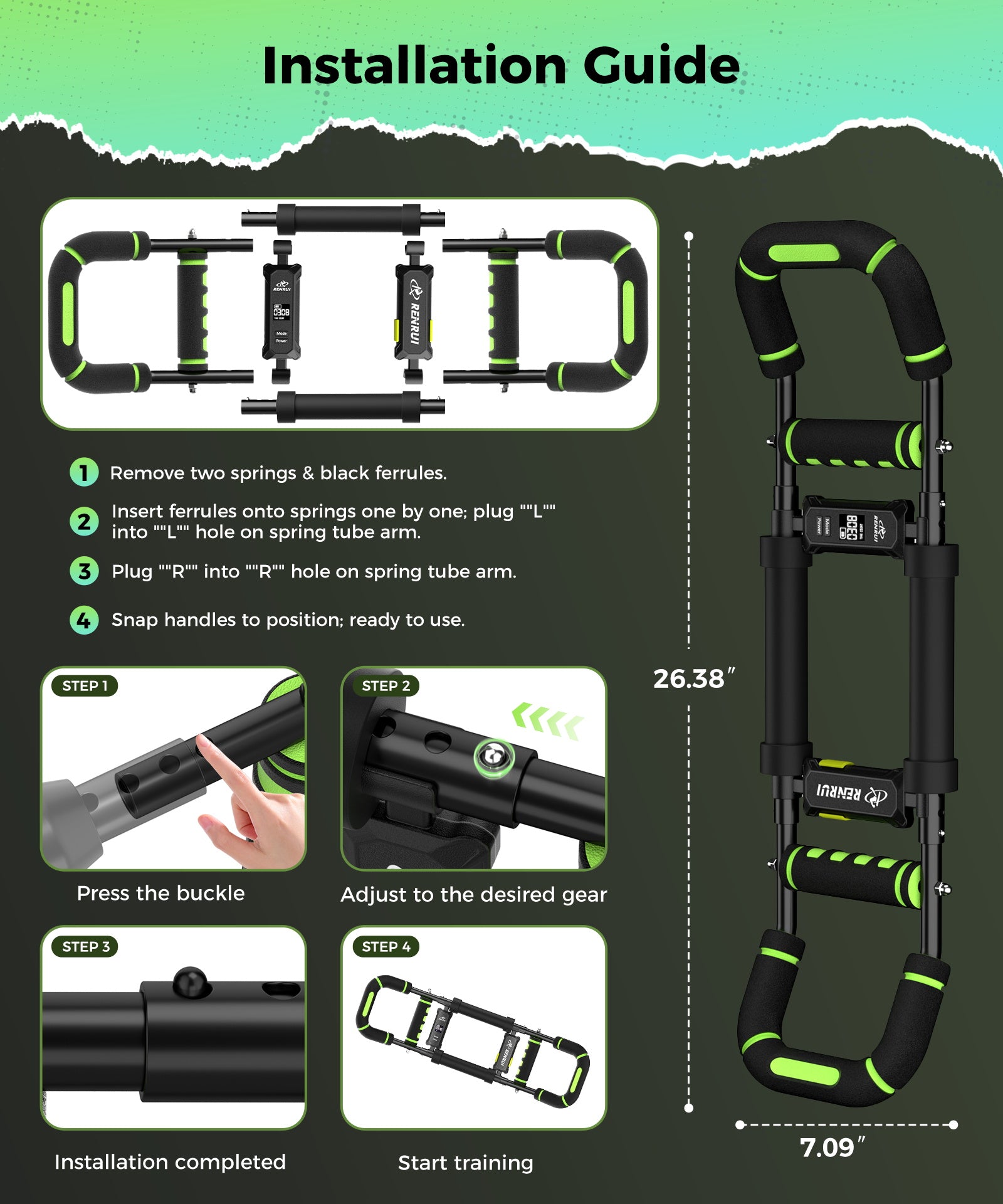 Twister Arm Trainer Pro, Green