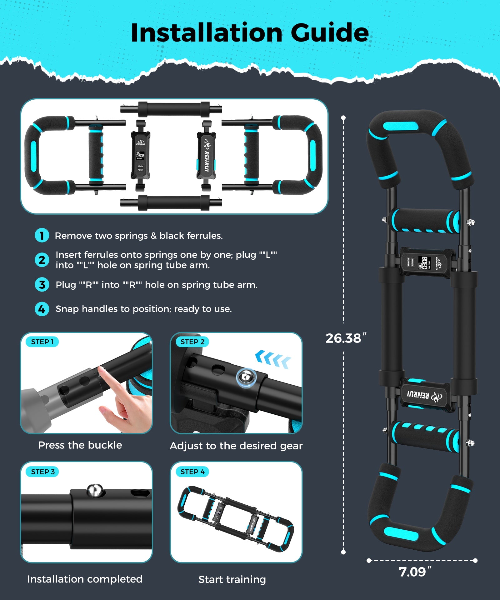 Twister Arm Trainer Pro, Blue
